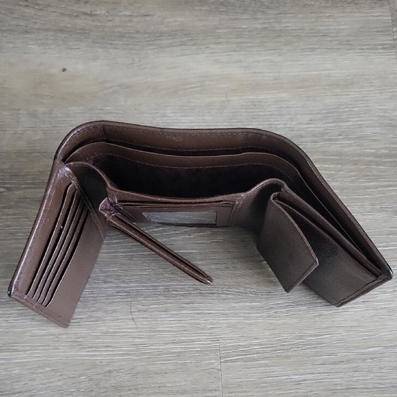 Bean Pole Plaid Wallet with Brown Trim - Picture 15 of 16